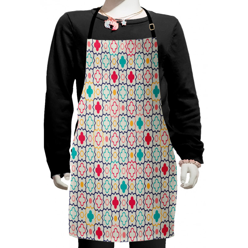 Quatrefoil Kids Apron