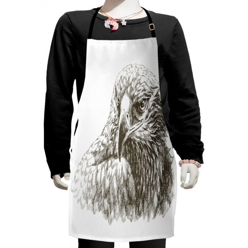 Eagle Wildlife Art Kids Apron