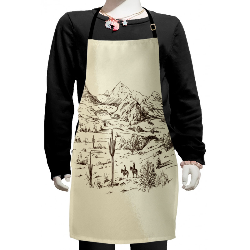 Wild West Cowboys Kids Apron