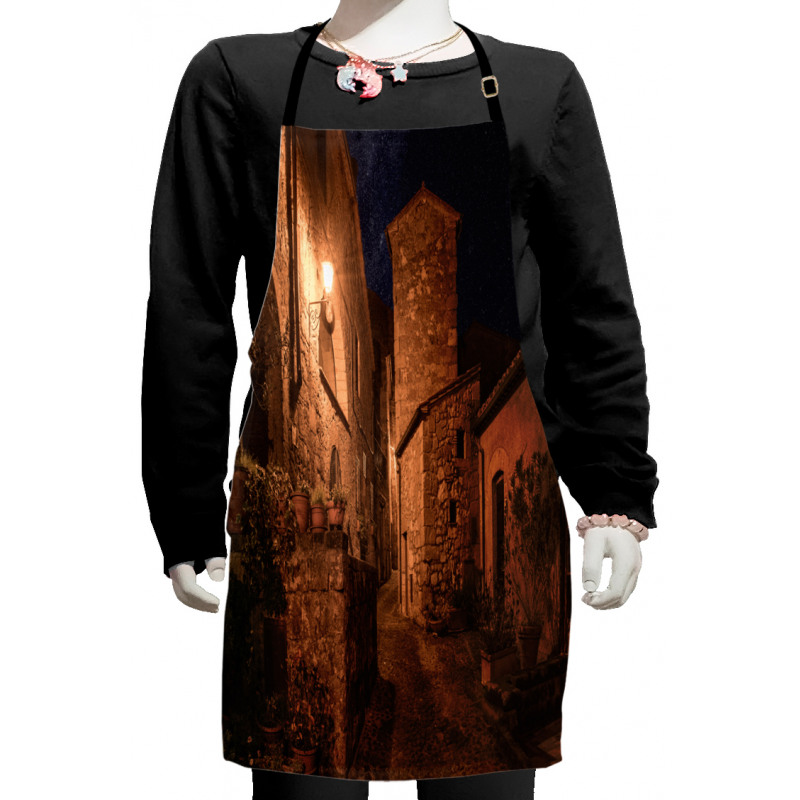 Medieval Town Street Kids Apron