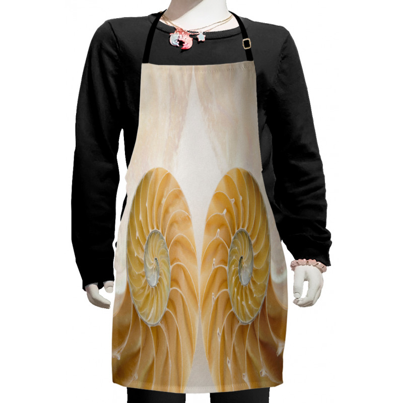 Symmetrical Seashells Kids Apron