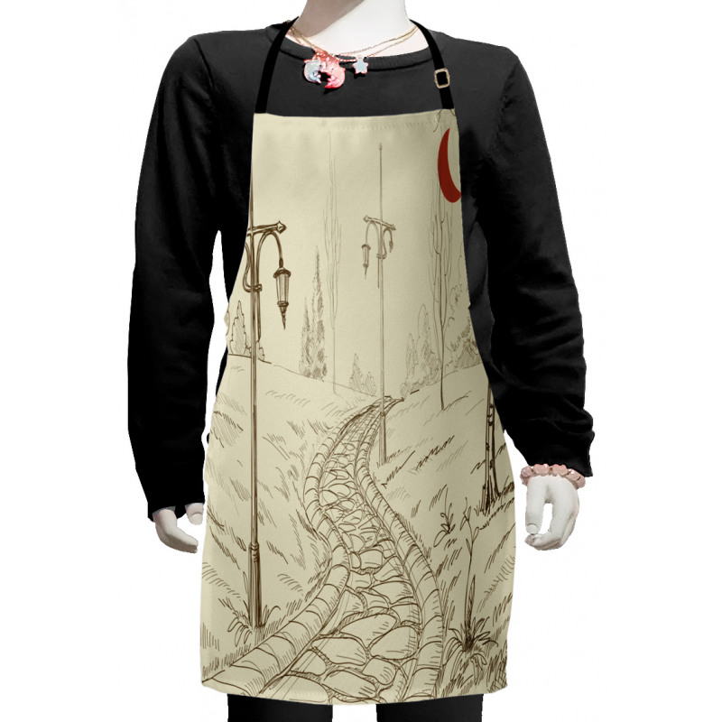 Sketchy Park Alley Kids Apron