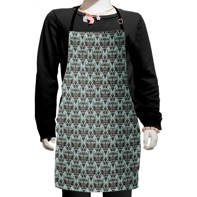 Damask Shapes Motif Kids Apron