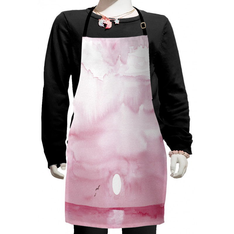 Sunrise Birds Horizon Art Kids Apron