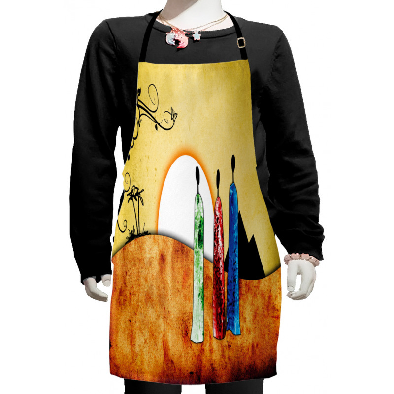 Tribe Facing Sunrise Kids Apron