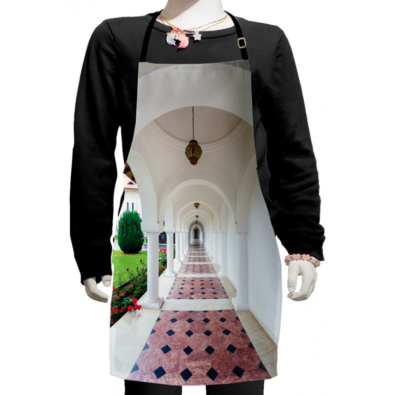 Arched Colonnade Hallway Kids Apron