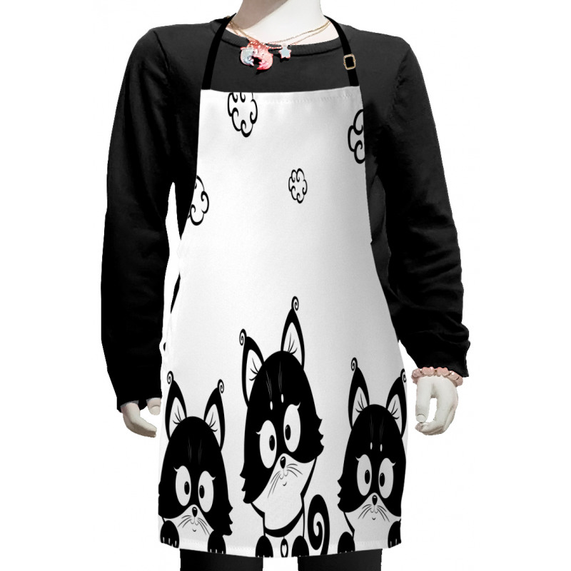 3 Kittens Kids Apron