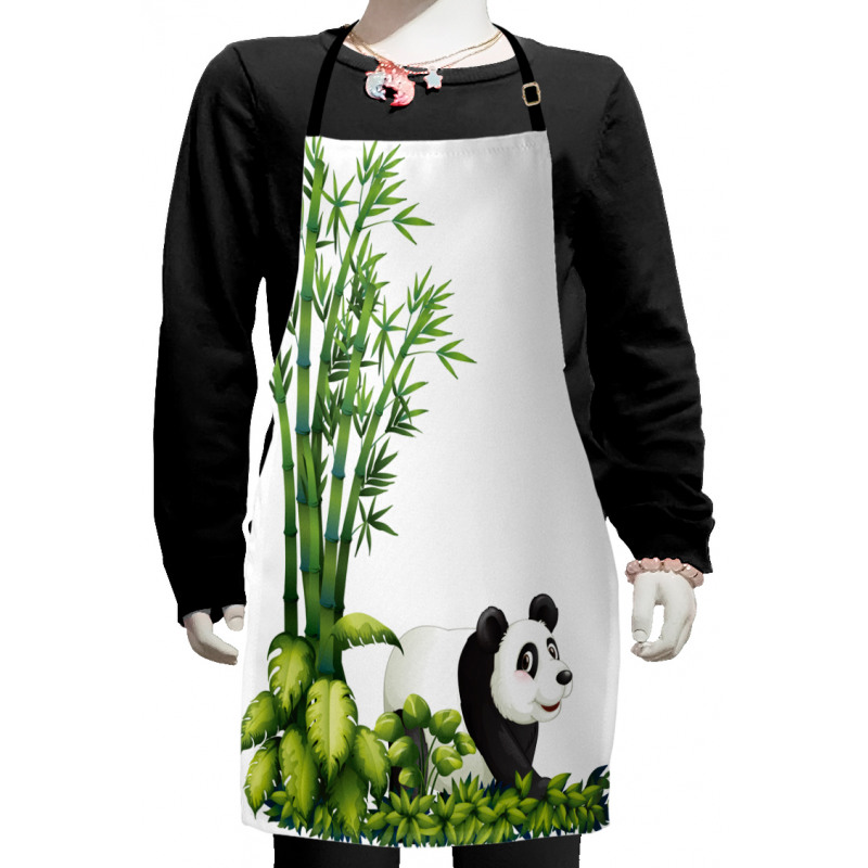 Panda Bear Bamboo Kids Apron