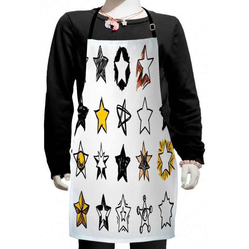 Punk Shapes and Designs Kids Apron