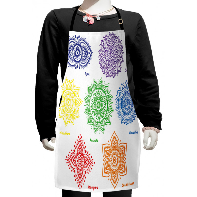 Colorful Chakra Kids Apron