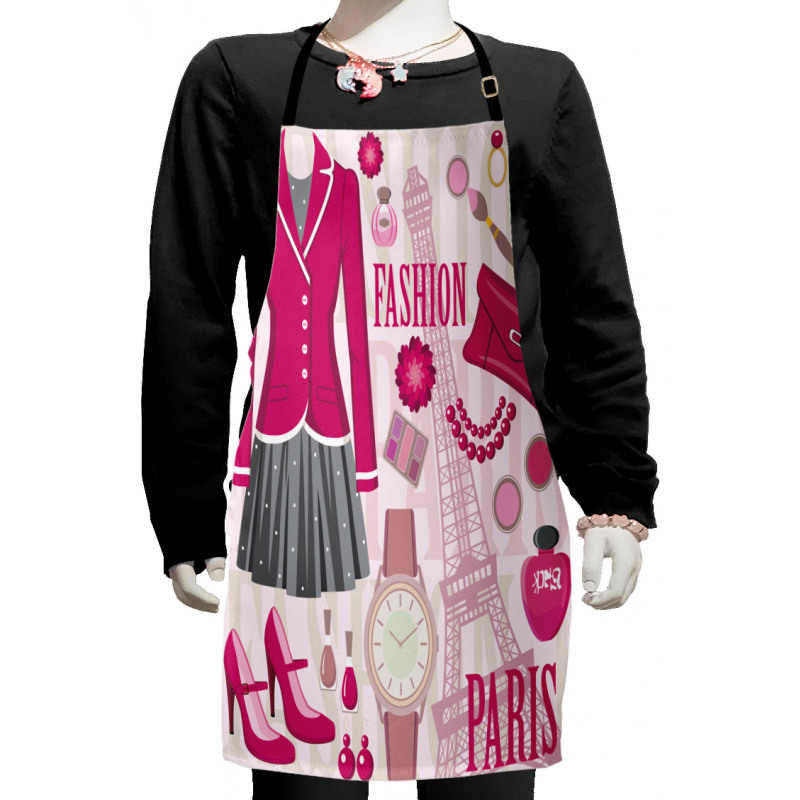 Fashion in Paris Dresses Kids Apron