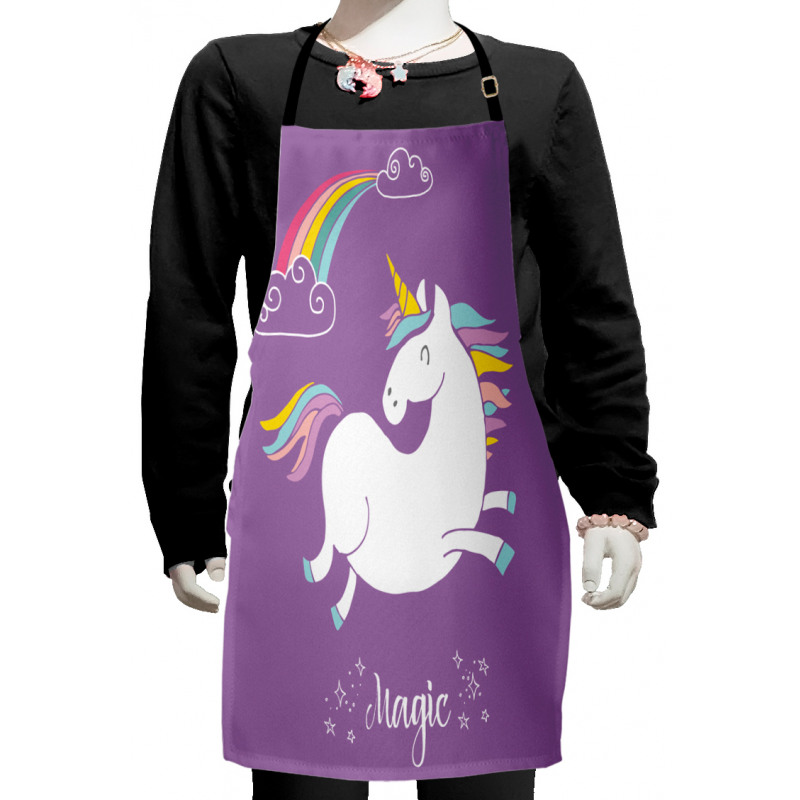 Purple Kids Rainbow Kids Apron