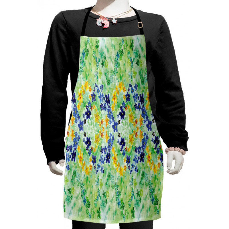 Garden Flowers Kids Apron