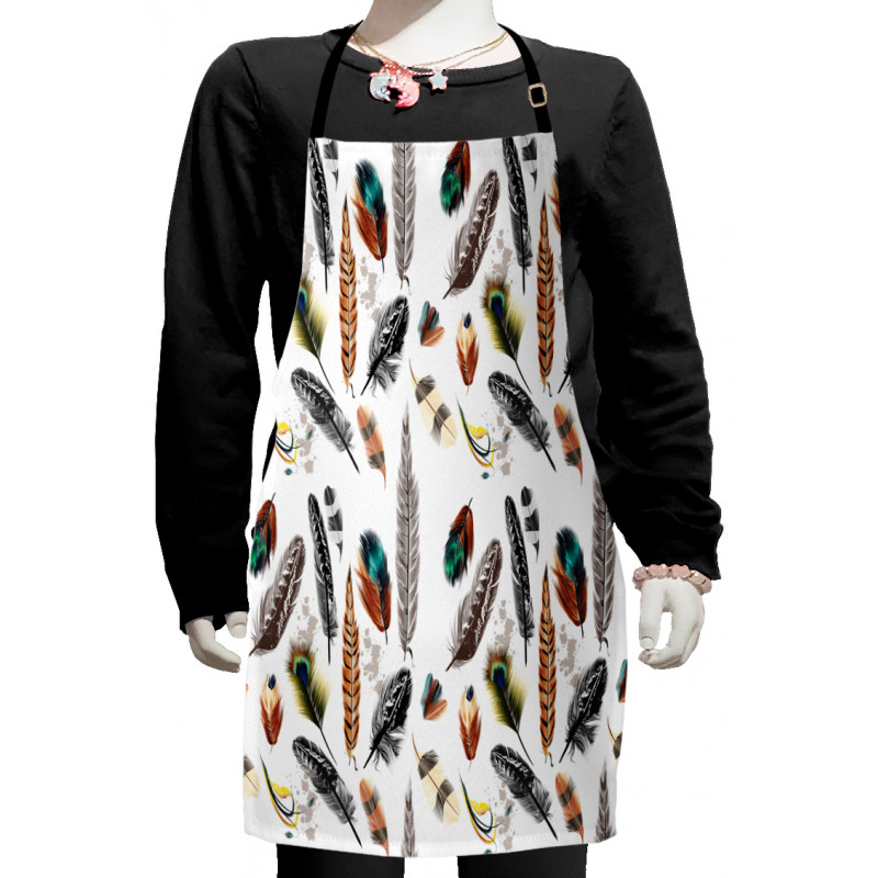 Vivid Feathers Vivid Art Kids Apron