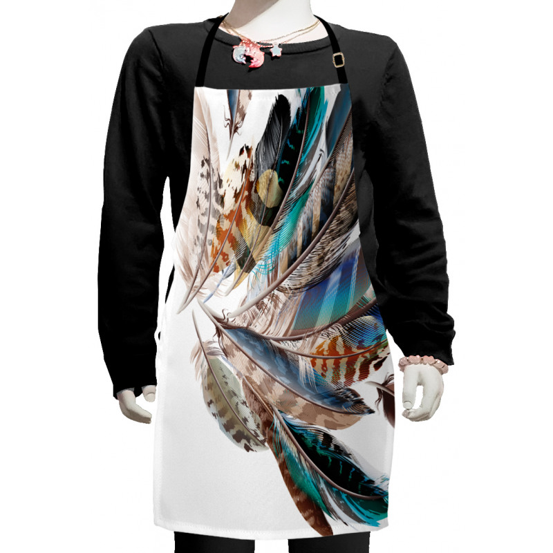 Contour Feather Fashion Kids Apron