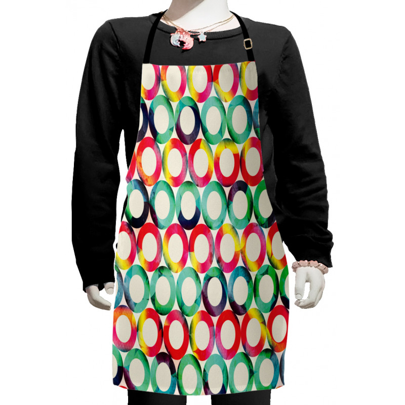 Retro Spots Kids Apron