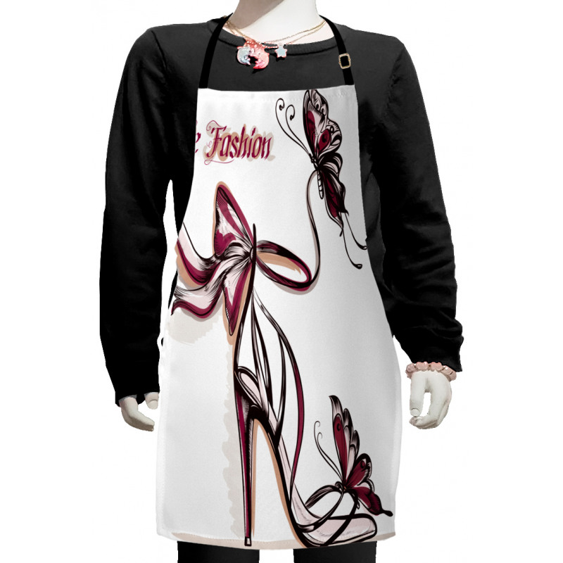 Classy High Heels Fashion Kids Apron