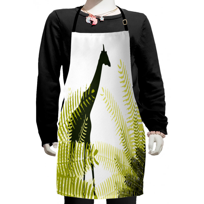 National Park Giraffe Kids Apron