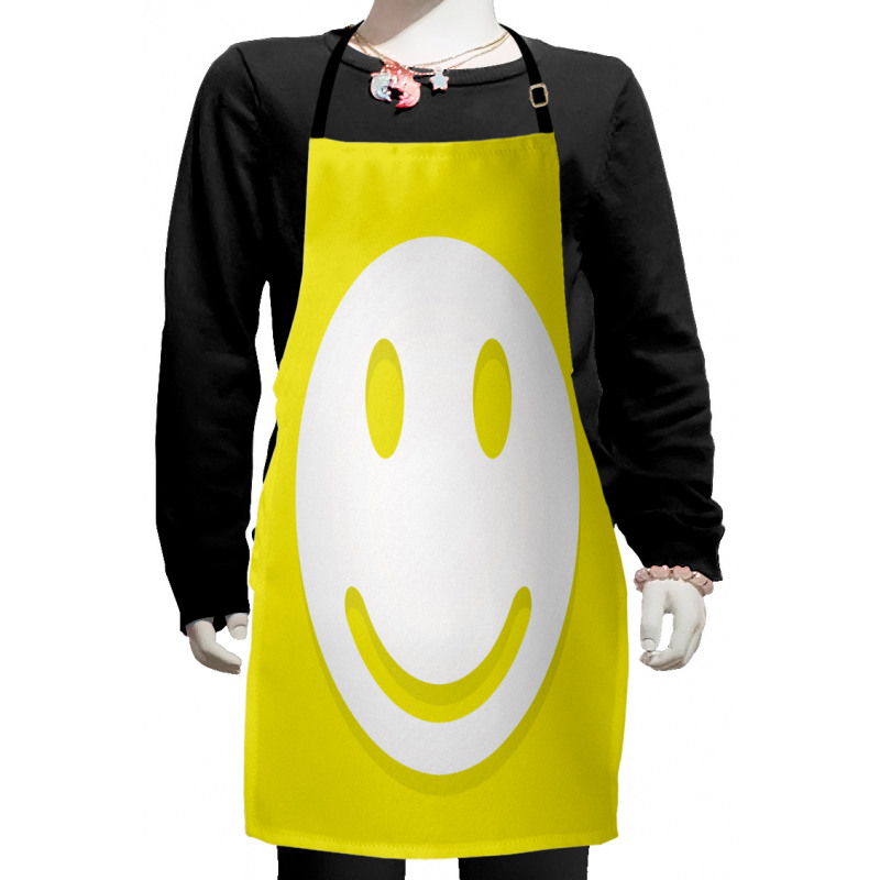 Positive Smiley Face Kids Apron