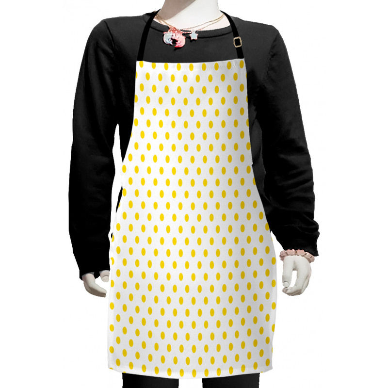 Picnic Yellow Spots Kids Apron