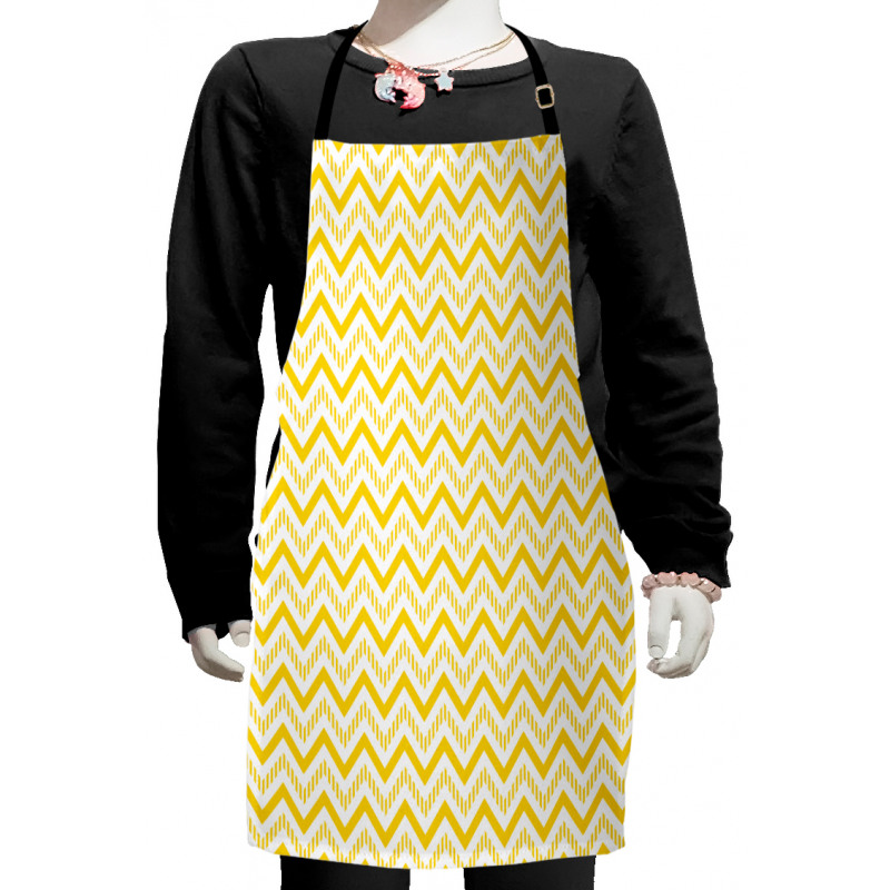 Chevron Zig Zag 90s Kids Apron