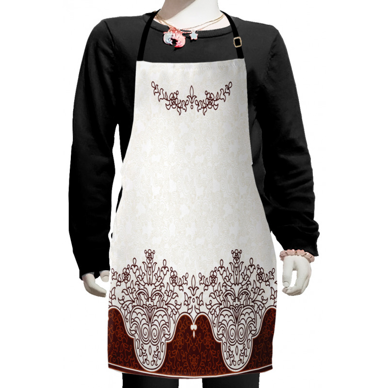 Floral Persian Design Kids Apron