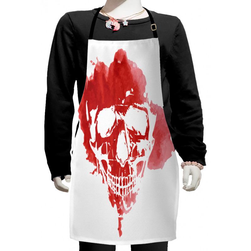 Gothic Skeleton Kids Apron