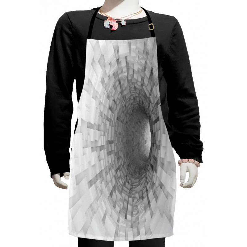 Digital Space Field Kids Apron