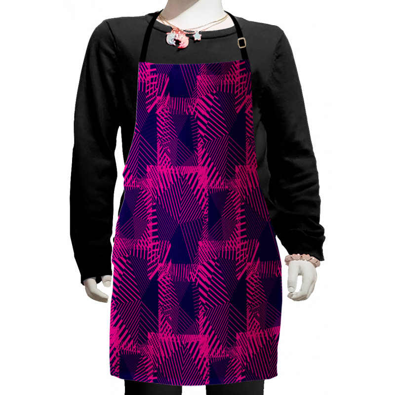 Dark Colored Trippy Kids Apron