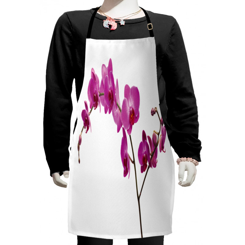 Wild Orchids Petals Kids Apron