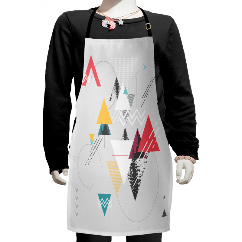 Triangle Geometric Kids Apron