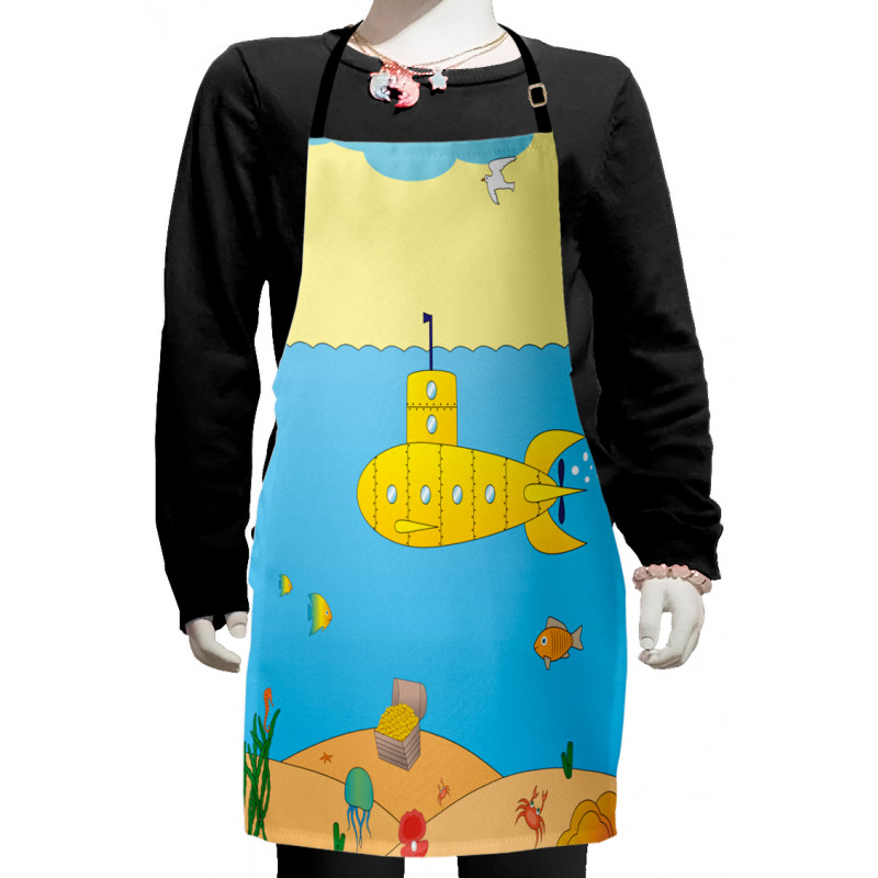 Sea Creatures Kids Apron