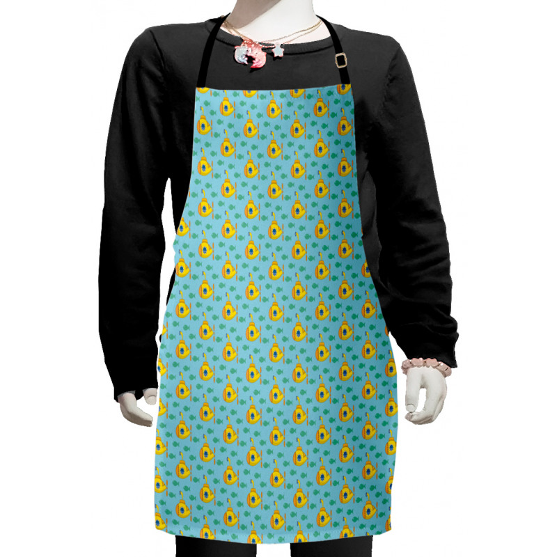 Aqua Art Fish Kids Apron