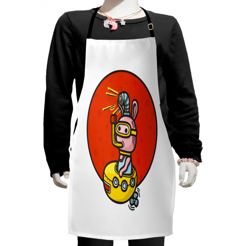 Alien Planet Kids Apron