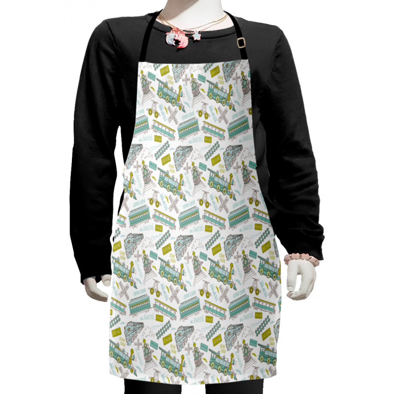 Childish Train Kids Apron