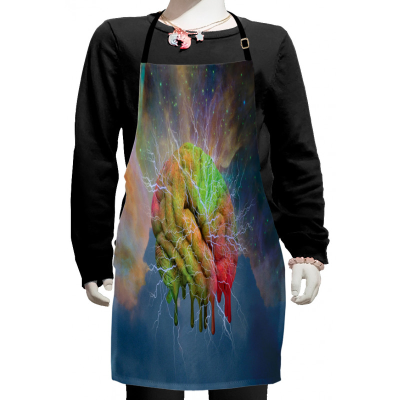 Visual Modern Energy Kids Apron