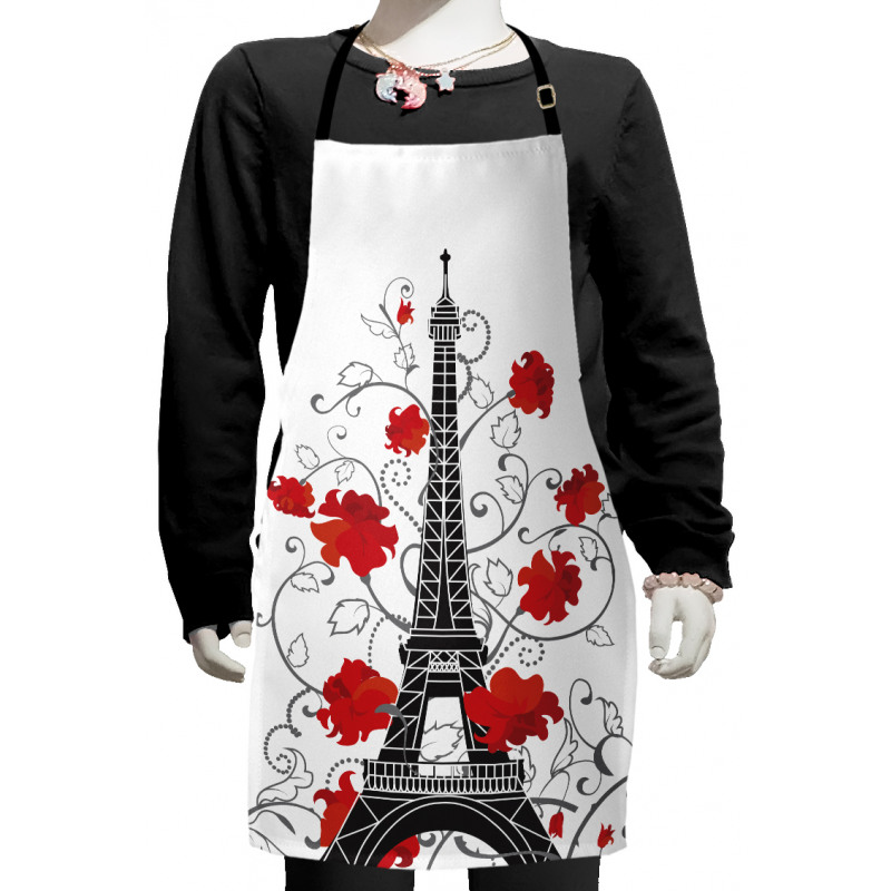 Romantic Paris Art Kids Apron