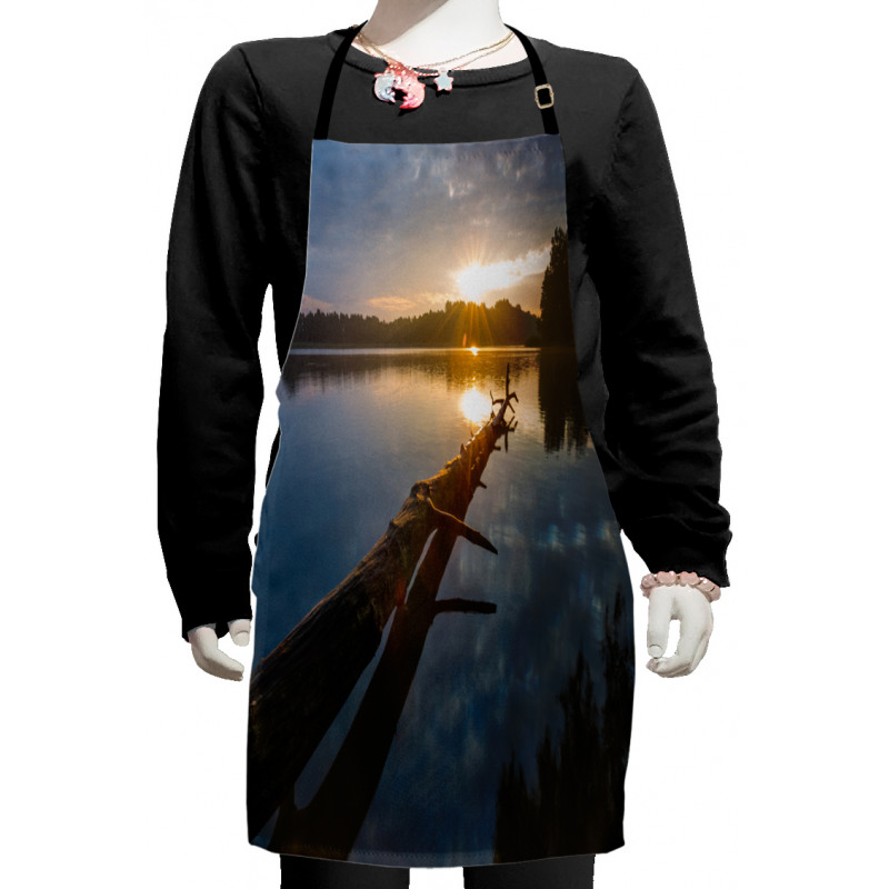 Lake in Poland Sunny Day Kids Apron