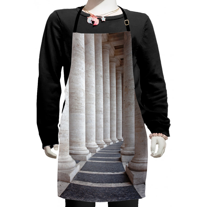 Roman Stone Columns Kids Apron