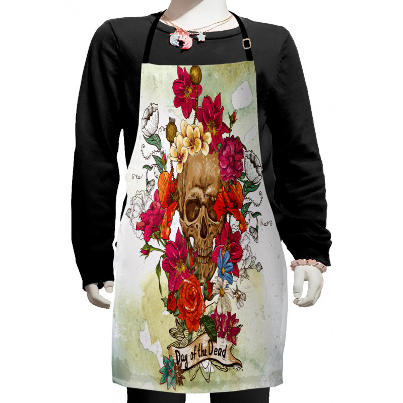 Dead Flowers Spain Kids Apron