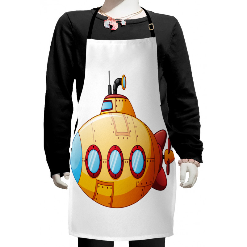 Sea Cartoon Kids Apron