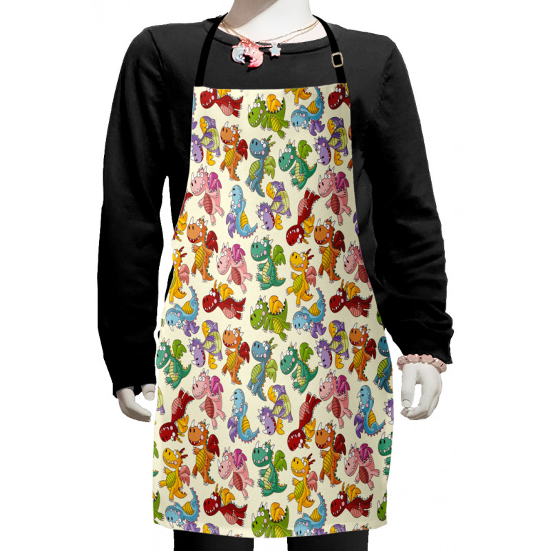 Happy Dinasours Kids Apron