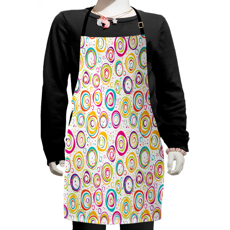 Kids Spiral and Dots Kids Apron