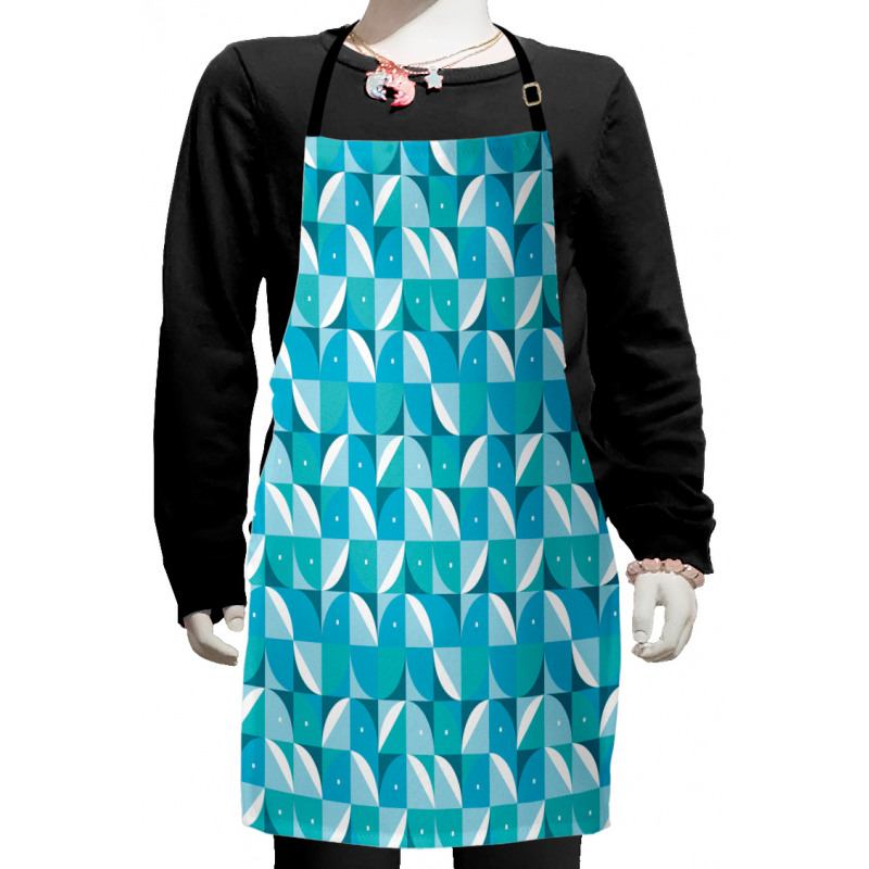 Half Circles Triangle Kids Apron