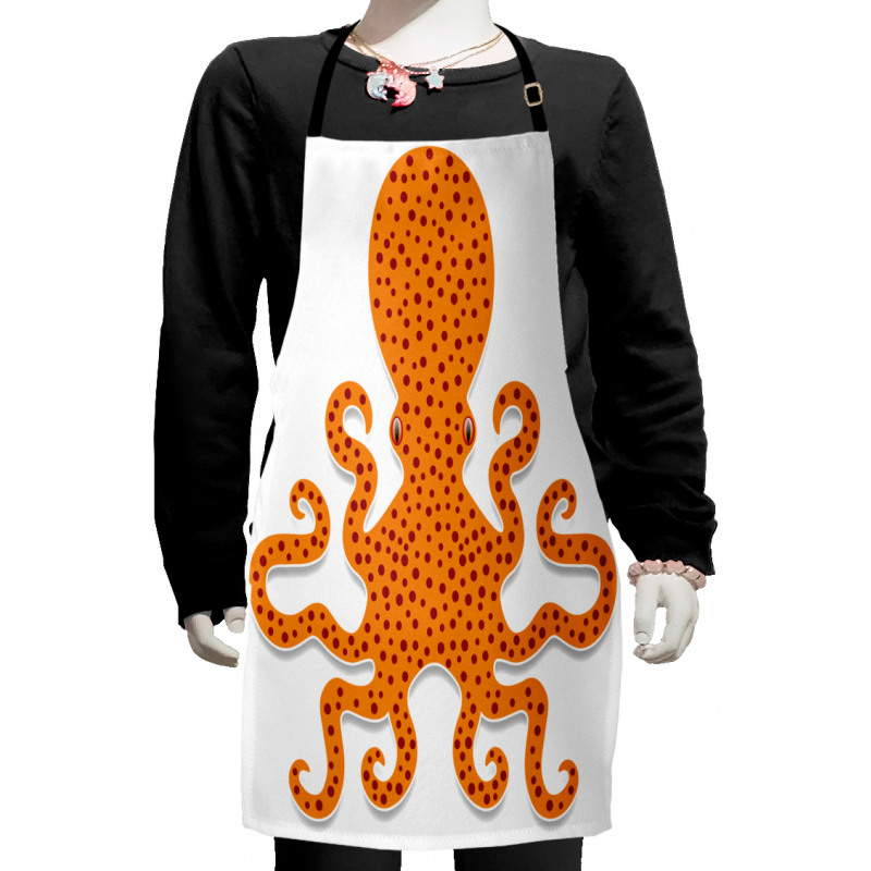 Octopus Marine Mosters Kids Apron