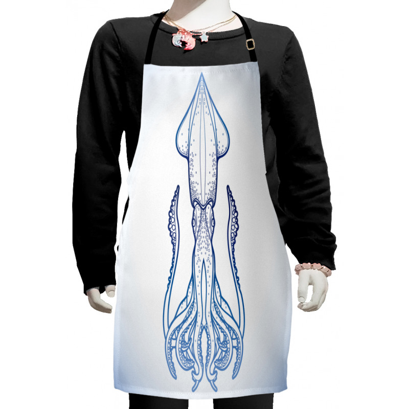 Nautical Marine Design Kids Apron