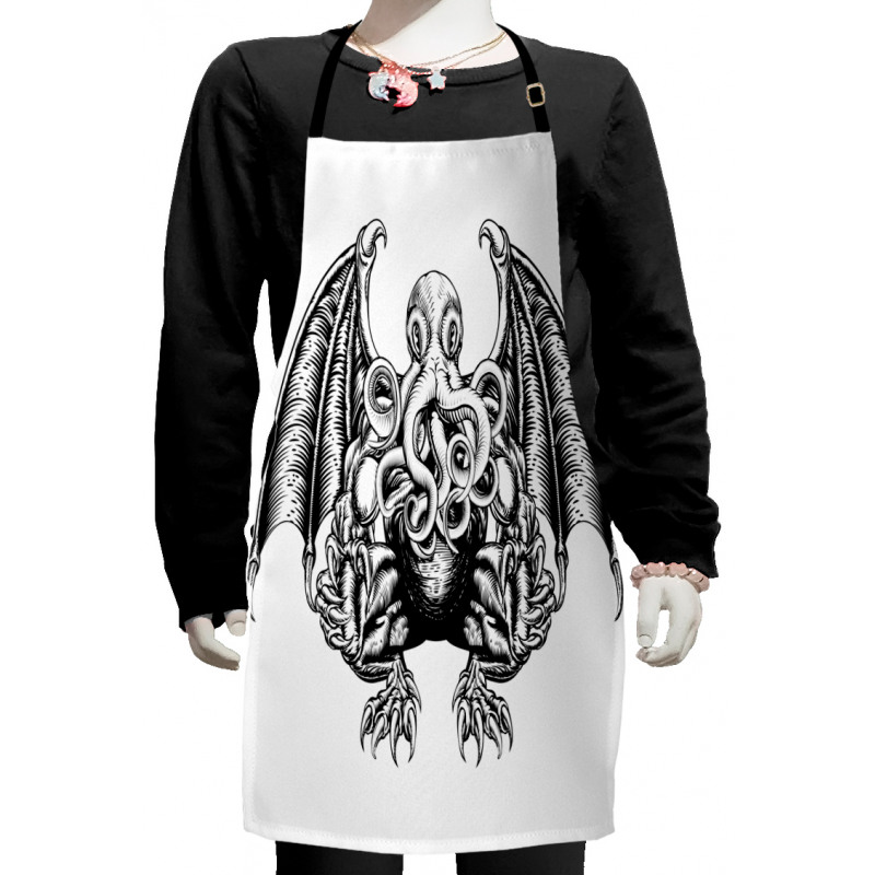 Cosmic Evil Monster Kids Apron