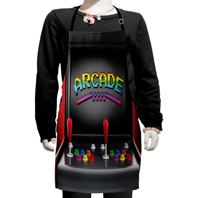 Arcade Retro Fun Kids Apron