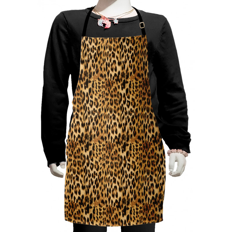 Leopard Print Kids Apron