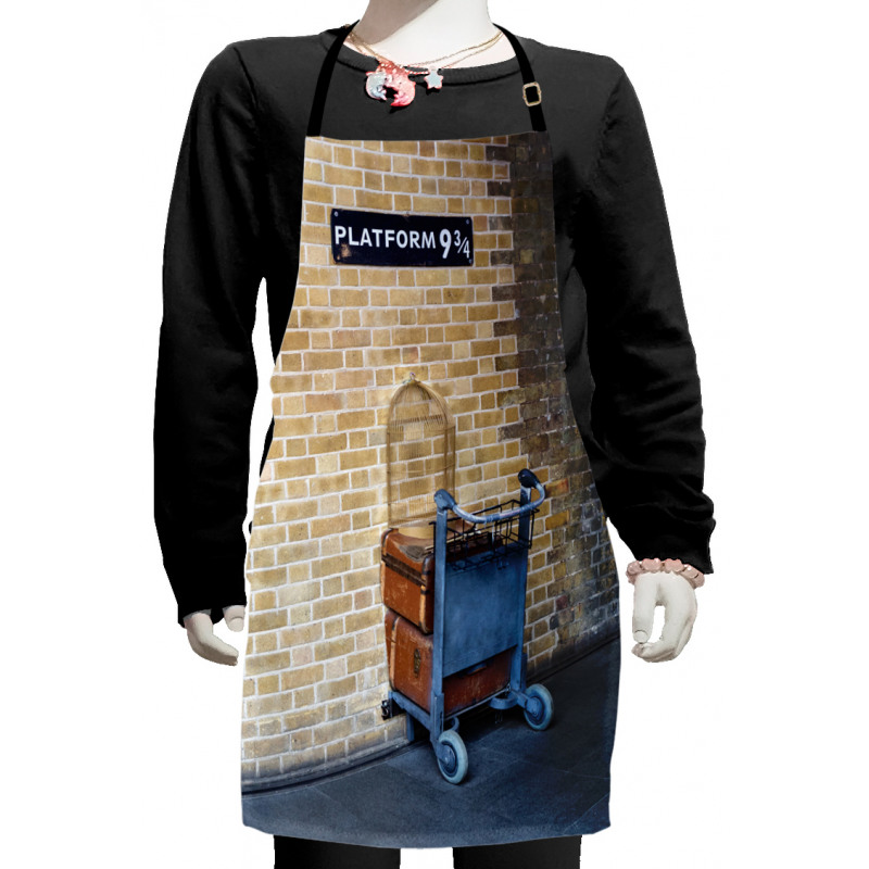 Secret Train Castle Way Kids Apron